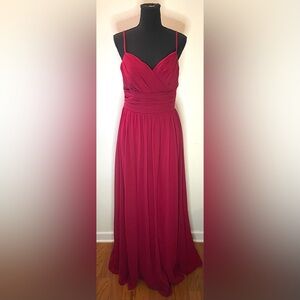Bill Levkoff- Bridesmaid Dress Wine color Size 10‎
